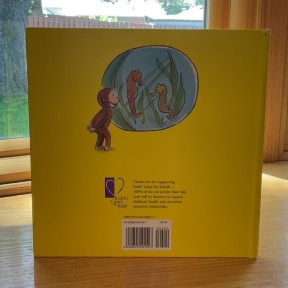 Curious George At The Aquarium By Margret & H.A. Reys Childrens Book - Picture 4 of 5